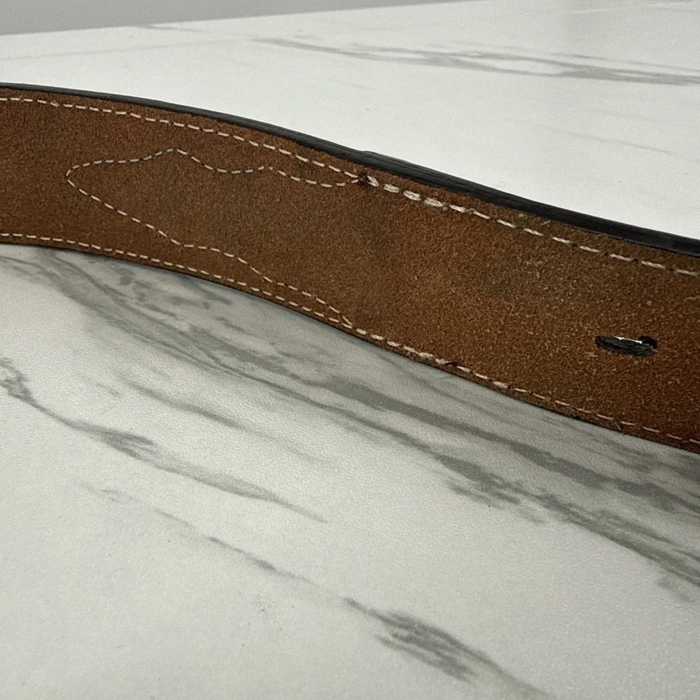 3D Emblem genuine leather